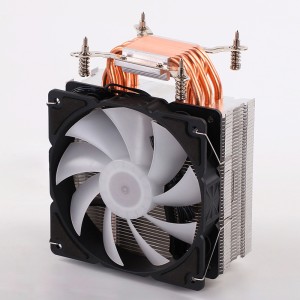 Šesť medených vzduchom chladených chladičov CPU chladič Intel / AMD