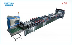 China wholesale Plastic Paper Bag Making Machine Manufacturer –  SKB450-Z High Speed Center Seal Bag Making Machine  – CAPTIMA