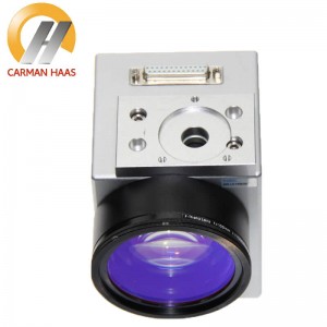 355nm 532nm UV Green Laser Galvanometer Scanner Head with Lens ក្រុមហ៊ុនផលិតនៅប្រទេសចិន