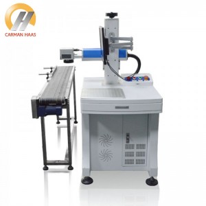 Metall og ikke-metall Flying Fiber Laser CO2 Laser Marking Machine produsent Kina