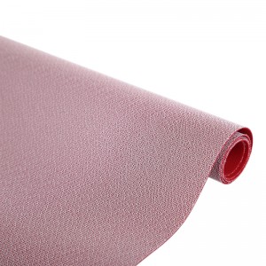 Blødt fornemmelse falsk læder PVC-materiale til bilgulvmåtte i rulle