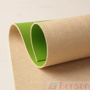 Fabrîkaya Orjînal a Chinaînê 100% Polyester Faux Micro Suede Fabric for Auto Upholstery