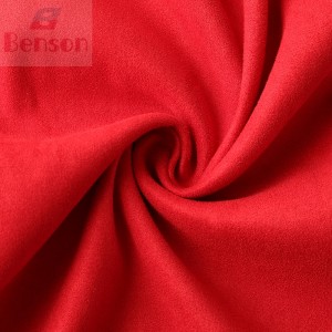 Red Microfiber Suede Synthetic Goat Imitation Suede Cars Leather