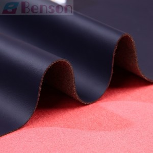 Abrasion Resistant Pure Colour Microfiber PU Leather