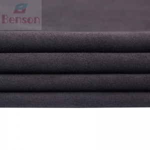 Black Microfiber Suede Artificial Leather for Cars