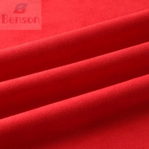 Red Microfiber Suede Synthetic Goat Imitation Suede Cars Leathar