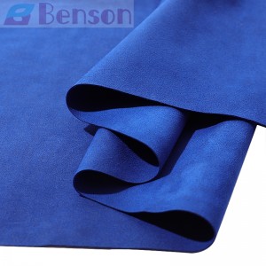 Produsen China Suede Feeling Microfiber Cashmere Bebas Solvent kanggo Tas Tekstil Otomotif Interior Otomotif