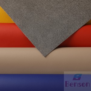 Tapicería de asiento de cuero personalizado de durabilidad de cuero de microfibra azul