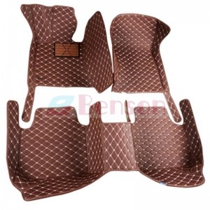 Factory Mutengo Leather Foot Mats for Car Interiors