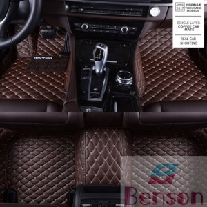 Catifes de peu de cuir duradores i protectores per a interiors d'automòbils