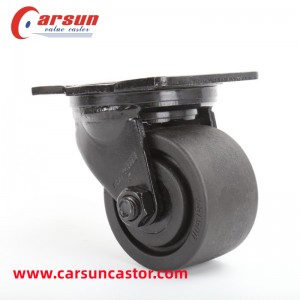 Low Gravity Castors 3 Inch Fiberglass fersterke Nylon Swivel Caster 1200lbs Industrial Caster Wheels