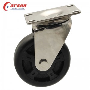 factory customized Conductive caster - Medium duty castors 5 inch stainless steel high temperature resistant swivel caster oven casters high heat caster wheel – Carsun