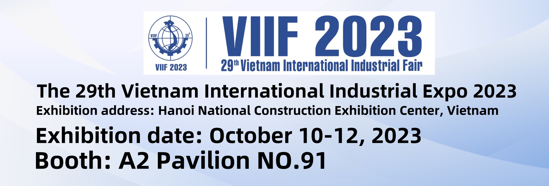 De 29e Fietnam International Industrial Expo 2023