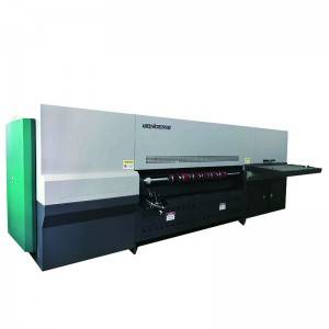 Màquina d'impressió digital d'alta velocitat de la indústria WDUV200-XXX d'una sola passada amb imatge de colors vius de tinta UV