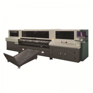 Veľkoformátový lesklý farebný digitálny tlačový stroj WDUV250-12A+ vhodný na malé množstvo objednávok s UV atramentom