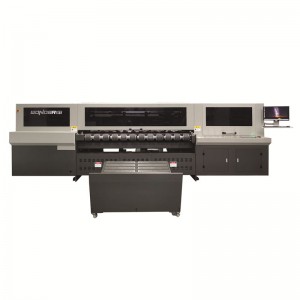 Velkoformátový lesklý barevný digitální tiskový stroj WDUV250-12A+ vhodný pro malé množství objednávek s UV inkoustem