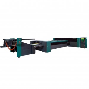 WD200-XXX+ nozares vienas piegājiena vidēja ātruma digitālās drukas iekārta ar ūdens bāzes tinti ir piemērota maziem un lieliem kvalitātes pasūtījumiem