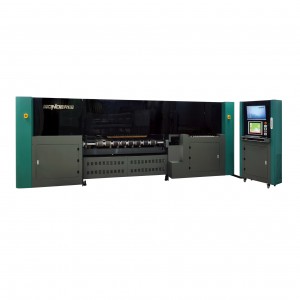 La macchina da stampa digitale a media velocità a passaggio singolo del settore WD200-XXX+ con inchiostro a base d'acqua si adatta a piccoli e grandi ordini di qualità