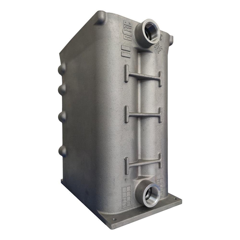 Intercambiador de calor de aluminio y silicio totalmente premezclado de tipo condensación para horno de calefacción/calentador de agua de pie (tipo LD)