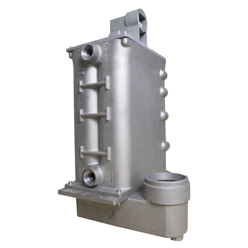 Kondensierender, vollständig vorgemischter, gegossener Silizium-Aluminium-Wärmetauscher für bodenstehende Heizöfen/Warmwasserbereiter (LD-Typ)