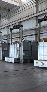 Automatic temperature control resistance furnace for heat treatment