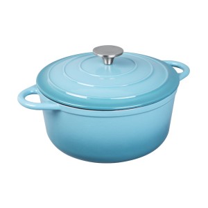 China Wholesale Easy to Clean enamel pot Pricelist –  No pick stove ceramic non-stick coating enamel pot color can be customized – SANXIA