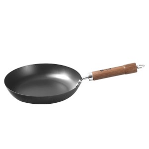 Enamel inner wall of single handle skillet pan is not sticky and rusty