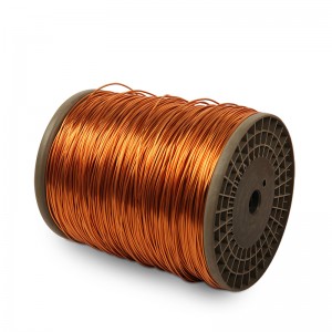 Factory directly sale round copper clad aluminum electric wire for parallel double core telephone line conductor