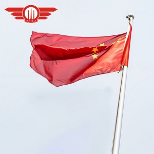 Āra tirdzniecības karoga masts Lielākais 100 m karoga masts, automātiskais alumīnija sakausējuma karoga masts