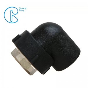 Durable HDPE Socket Fusion Fittings Female Elbow PE100 PN16 SDR11 For Mud Transportation