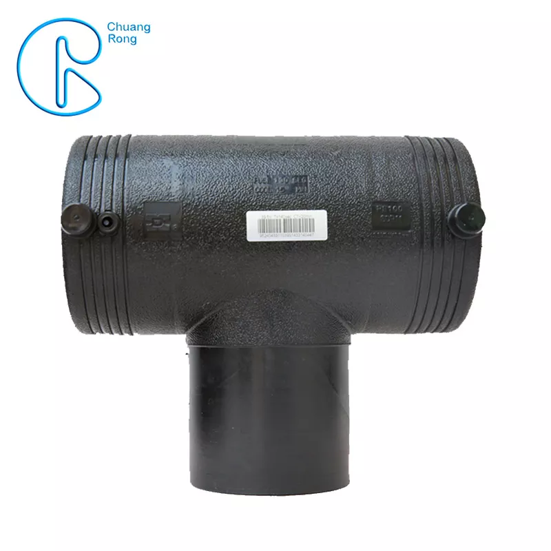 Electrofusion HDPE Equal Tee 110mm PN16 SDR11 PE100 Para sa Residential Water Supply
