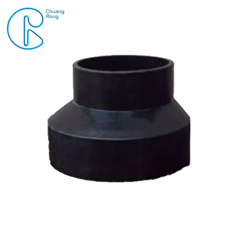 PN6 PE100 HDPE Siphon Fitting, HDPE Eccentric Reducer 63*50mm-315*160mm
