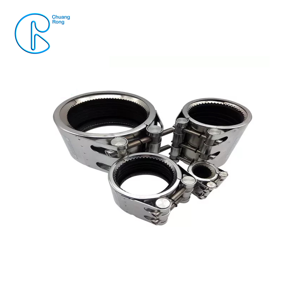 Gear-Ring Type Multi-Function Pipe Coupling GR Series nga Gipadapat Sa Mga Matang sa Metal Pipe