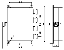 NF конектор за поделба на енергија (3)