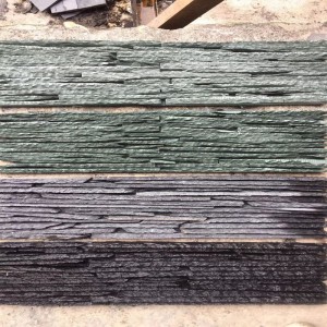 Natural na Black/White/Rusty Slate Para sa Wall Cladding/Outside Wall Panels/Roofing/Floor/Paving Dekorasyon