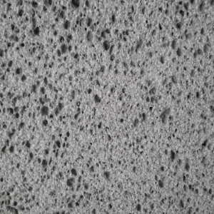 Pedra de basalto de lava preta com poros/polido/afiado/escovado/pedra de pavimento/degrau de jardim/pedra de lava de respiração para pátio e gramado