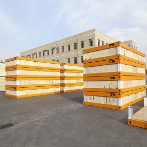 Евтини 20-футови плоски опаковки от сглобяеми разширяеми контейнери за домове и етажни планове