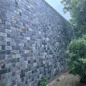 自然なスレート石/灰色/赤/黒/白/さびたスレート 壁のクラッディング/内部/外壁パネル/屋根/床/舗装/屋外装飾用