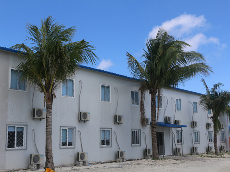 Maldives Velana International Tshav Dav Hlau Reconstruction thiab Expansion Camp Project (6)