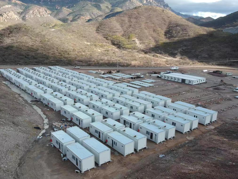 Campamento minero de contenedores modulares de México