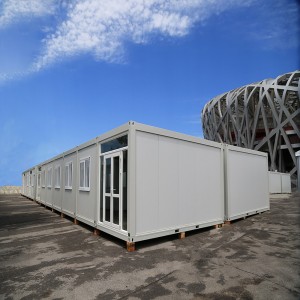 Visokokakovostna razširljiva majhna kontejnerska hiša s kopalnico, narejena na Kitajskem