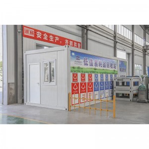 Fonte de fábrica de China, inodoros modulares prefabricados, casa de contedores moderna prefabricada á venda