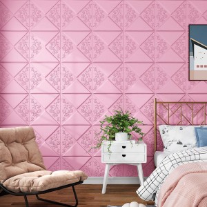 Luxury Home Non-woven Lastest Pattern Wallpaper ການອອກແບບຮູບວໍເປເປີ 3D