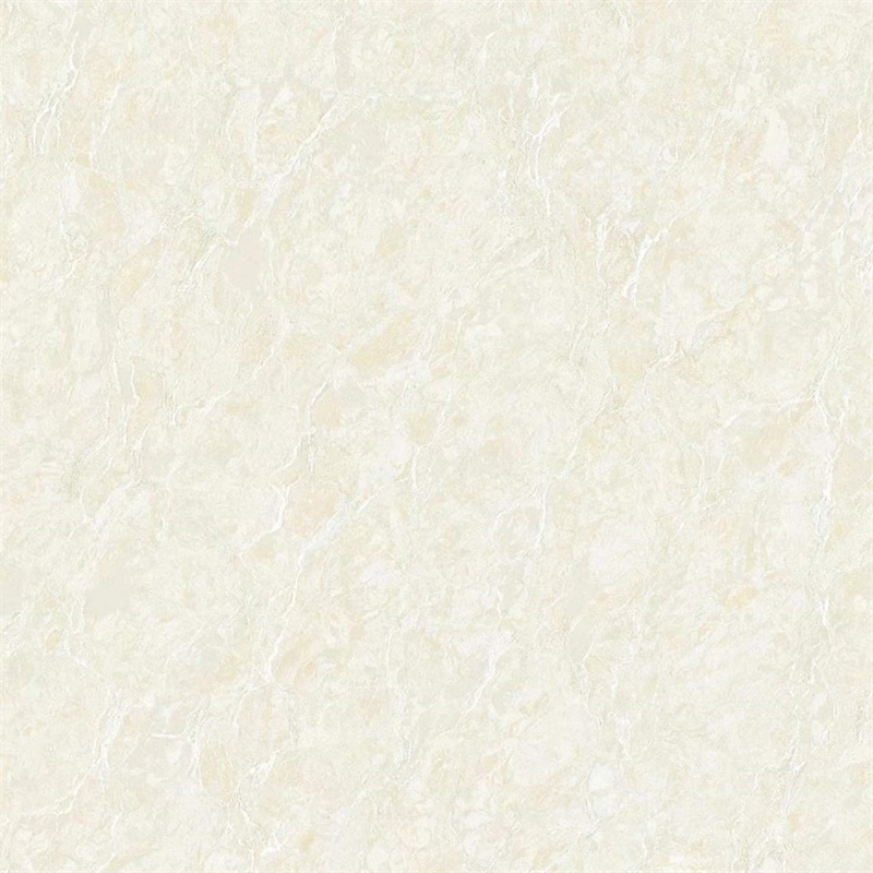 China Glazed Ceramic White Tile Fully Polished Tile គុណភាពខ្ពស់ និងតម្លៃទាប