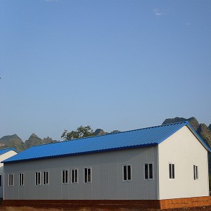 Hot-mivarotra Shina High Quality Steel Structure tantera-drano Prefabricated Building Mobile House / Prefab House
