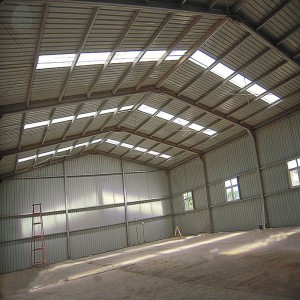 China Anti Corrosion Prefab Building Q345 Light Steel Structure Warehouse for Sale