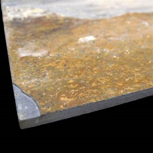 Piastrelle d'ardesia grigia / nera / arrugginita per pavimenti / rivestimenti di pareti / petra cultivata / piastrelle per tetti