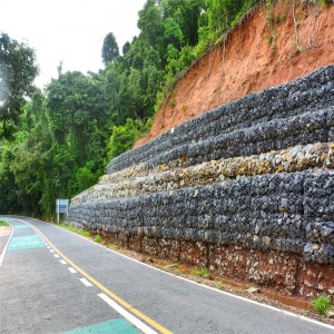 Barato nga Presyo Welded Mesh Gabion Cage Retaining Wall para sa Tanaman