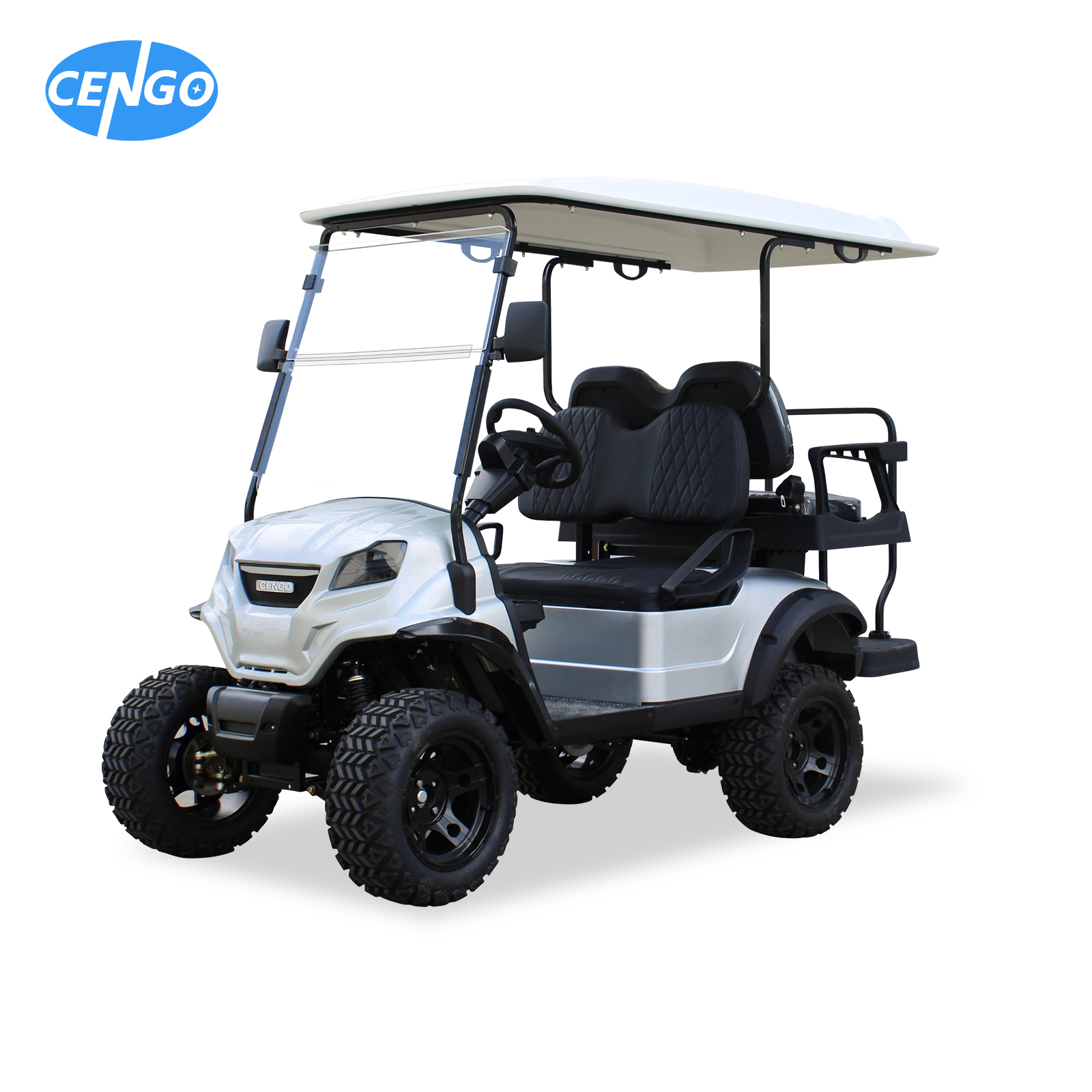 Electric Hunting Buggy Lifted 4 Seater with Aluminum Alloy Hub