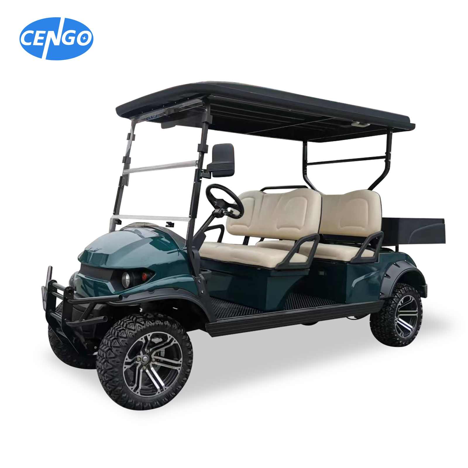 Golf Cart with Bed and 2 Passenger Utility Vehicle